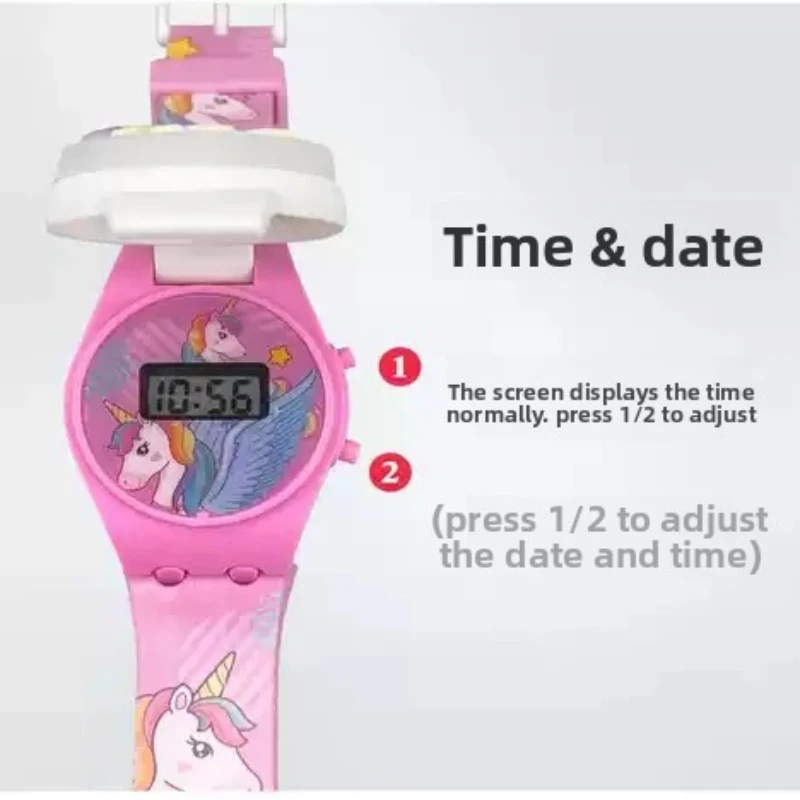 Super Hero Character Light Music Watch Reloj Creative School/Party/Daily Watch Fashion Suitable Perfect Christmas Gift