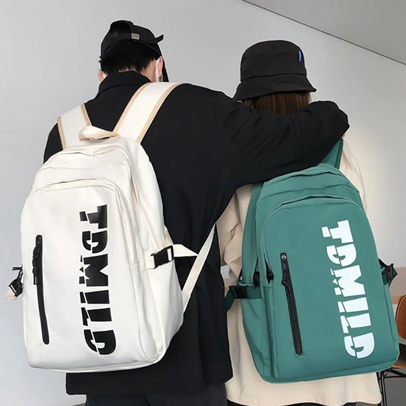 

Couple Travel Storage Bag American Campus Student Bag Large Capacity Backpack