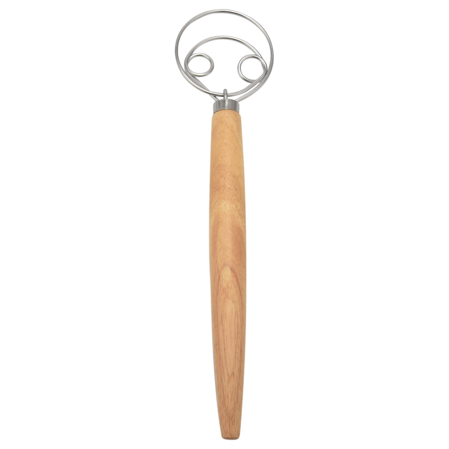 Danish Dough Whisk Hand Mixer,2Pcs Stainless Steel Dough Mixer With 2 Dough Scrapers For Pizza Dough,Sourdough Bread,Etc-A68E