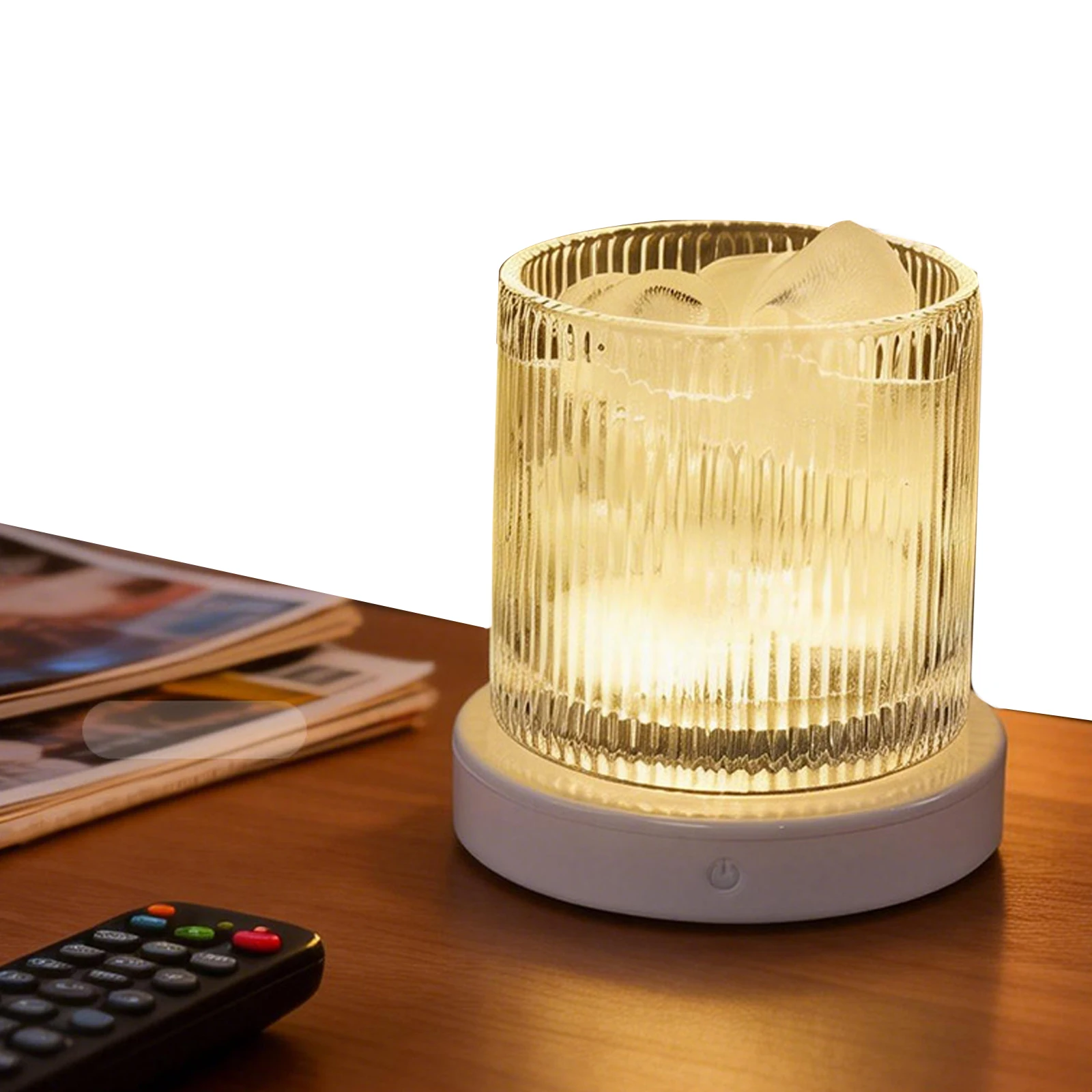 LED Illuminated Coaster USB Charging Light Up Coasters Base Luminous Mat Cup Holder for Bars/Restaurants/Beer/Weddings/Clubs