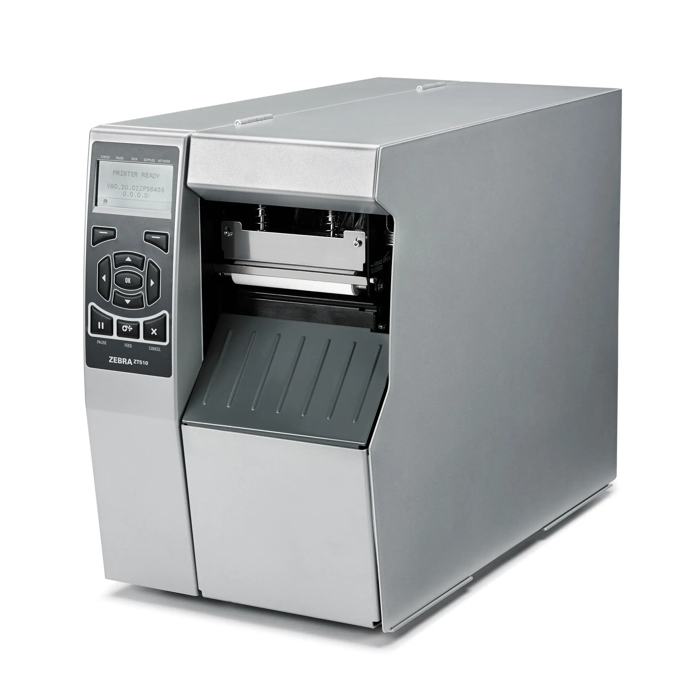 Zebra ZT510-2 Industrial Barcode Label Printer 203dpi Direct Thermal 104mm USB 2.0 RS-232 Packaging Labels
