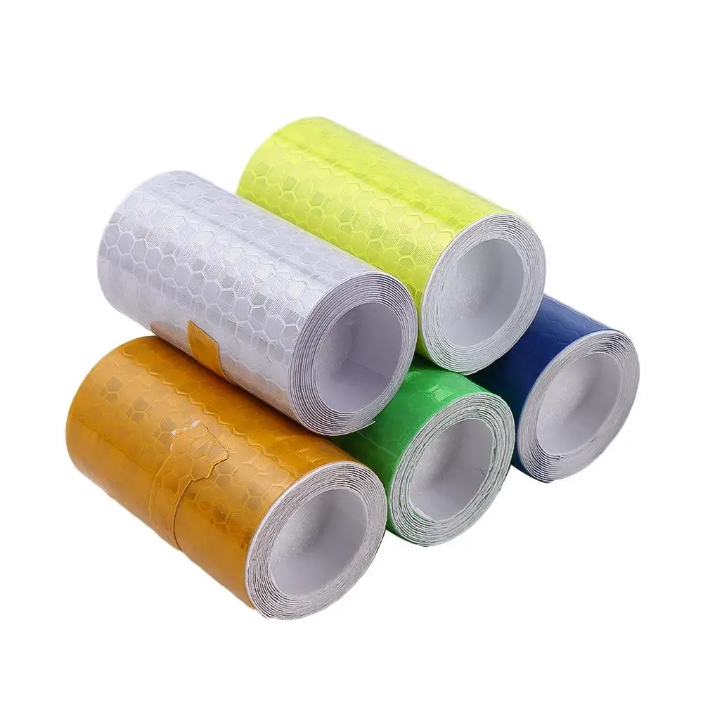 Styling 5*100cm Reflector 5*300cm Protective Sticker Safety Warning Tape Motorcycle Film Self Adhesive Reflective Strip Sticker