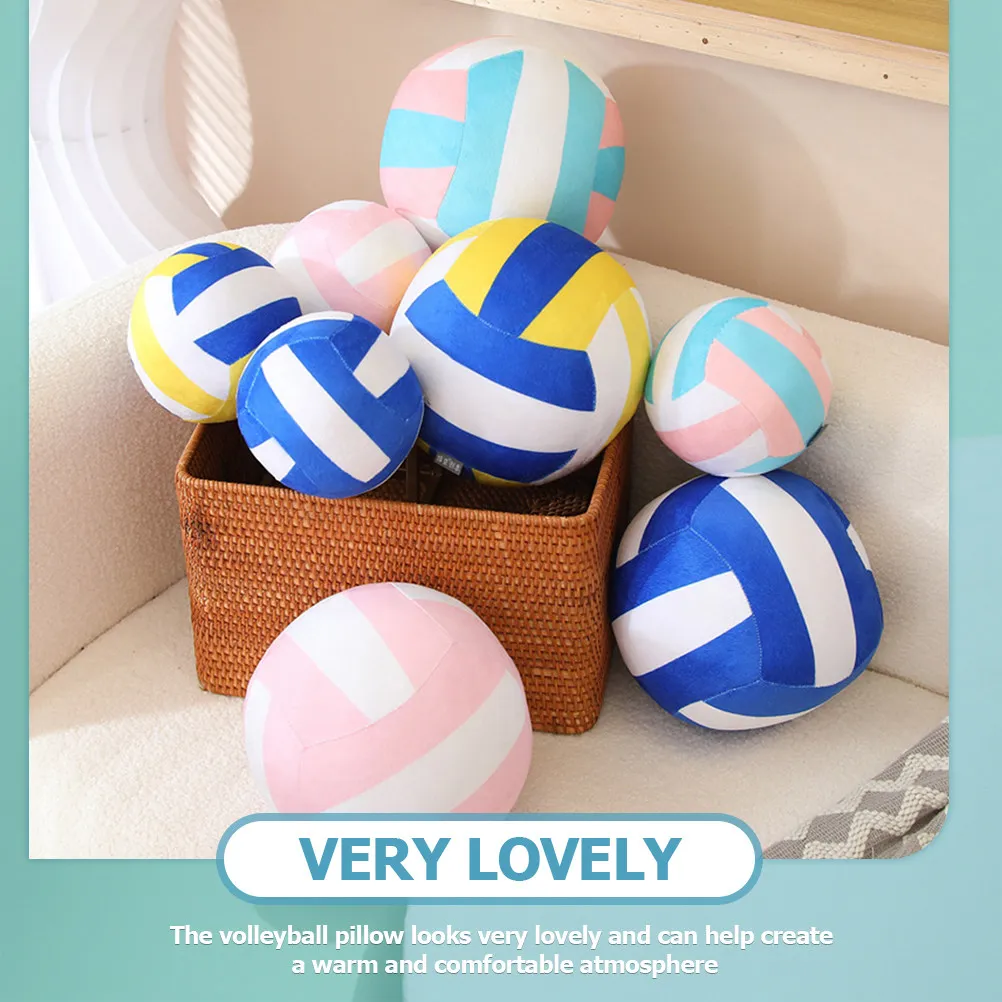 

Volleyball Pillow Stuffed Ball Decor for Girls Bedroom Volleyball Gifts for Teen Girls Sports Decor Beach Lover Gifts Room