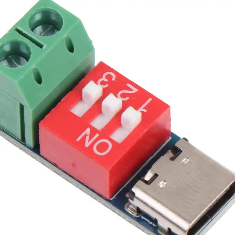 PD-Trigger-Modul 5V-20V Einstellbarer DIP-Schalter Ladegerät-Tester Zuverlässig für DIY Elektronik-Wartung und Heimreparaturen – Detail 13