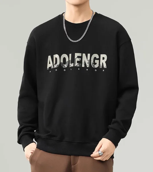 

T shirt men autumn High Street Couple Tops Long sleeves Graphic tee Adolengr Apparel Harajuku Basic Printed t shirt High Street