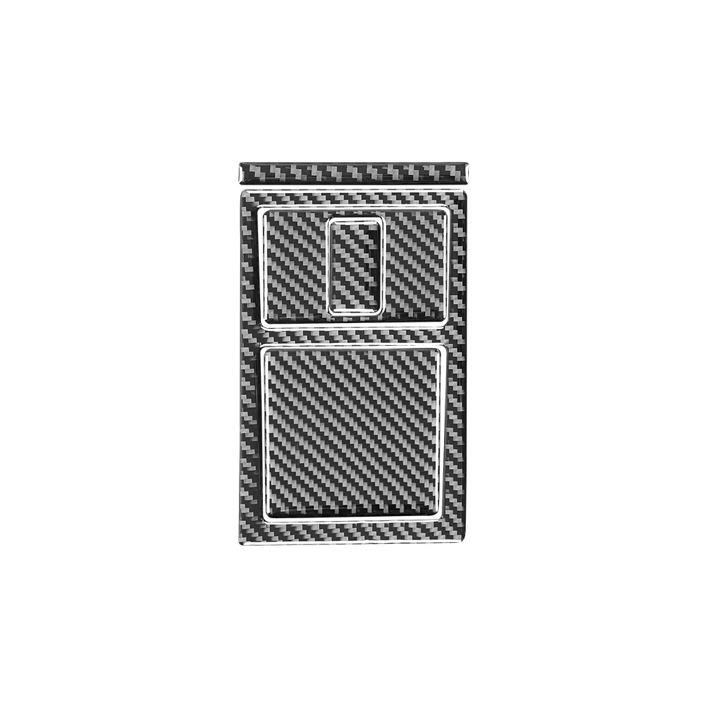 Carbon Fiber Rear Air Conditioning Vent Storage Box Trim Sticker, Self-Adhesive Fit for Volkswagen Passat 2001-2005 Interior