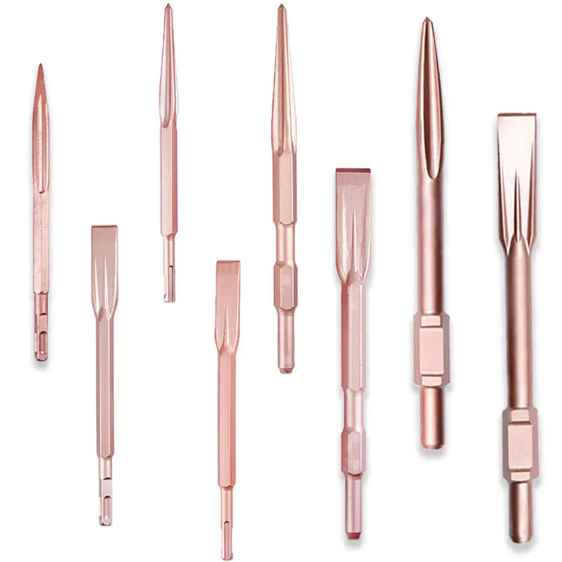 LINBON 1PC Meißel SDS PLUS 250mm Elektrohammer Bohrer Spitze Nut Solarplexus Flachmeißel Brechen Beton Ziegel Wand Bohren