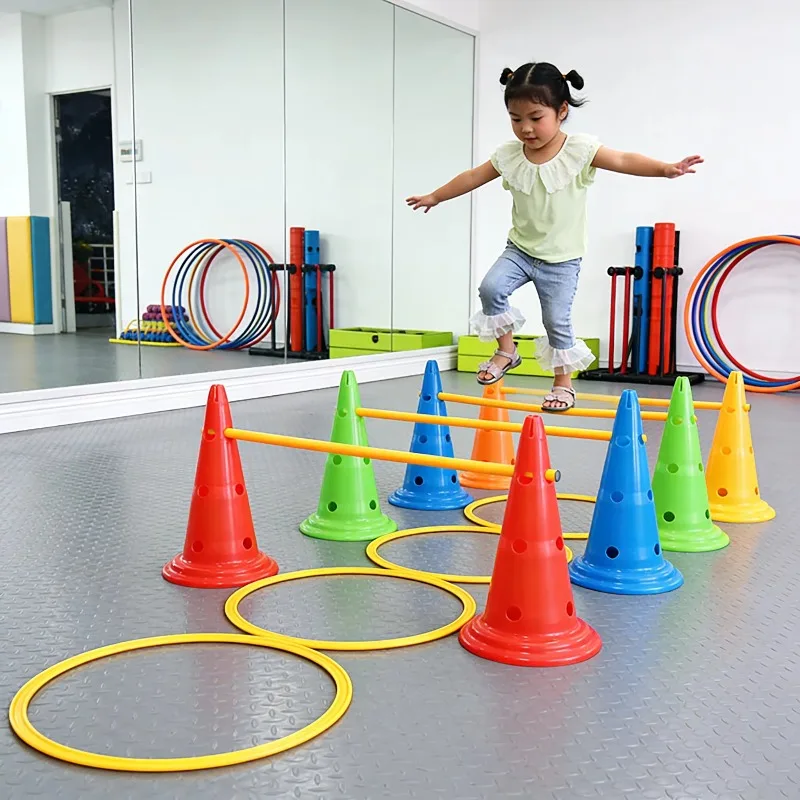 

【Popular】Customized All Low Heat Keywords Ninja Warrior Obstacle Course For Kids For Play Zone - Soft Safe Portable Colorful Lig
