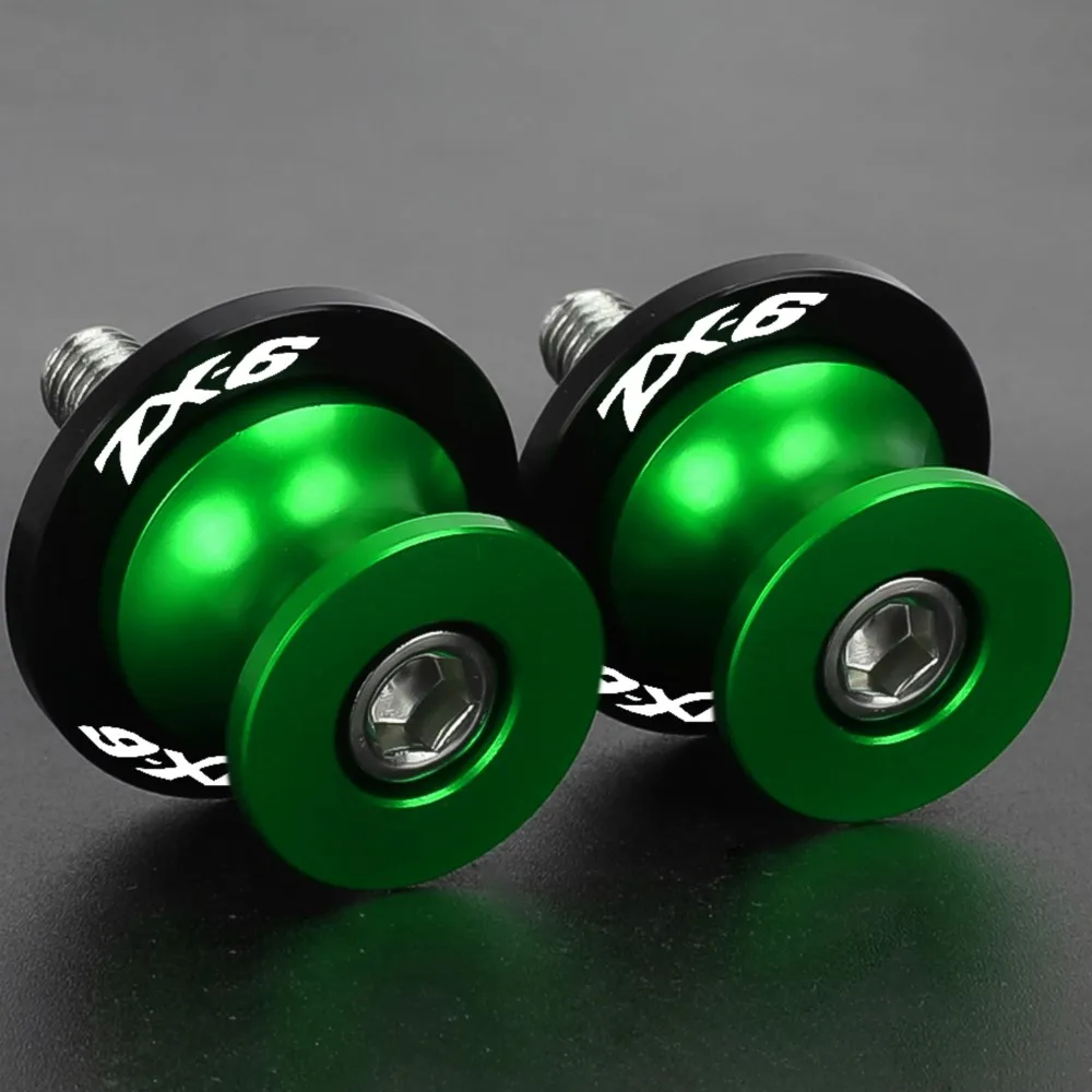 For KAWASAKI ZX6 ZX636 Motorcycle Accessories Swingarm Spools Slider Stand Support Z650RS Z800 Z750 Z800 Z1000 Bolts Universal