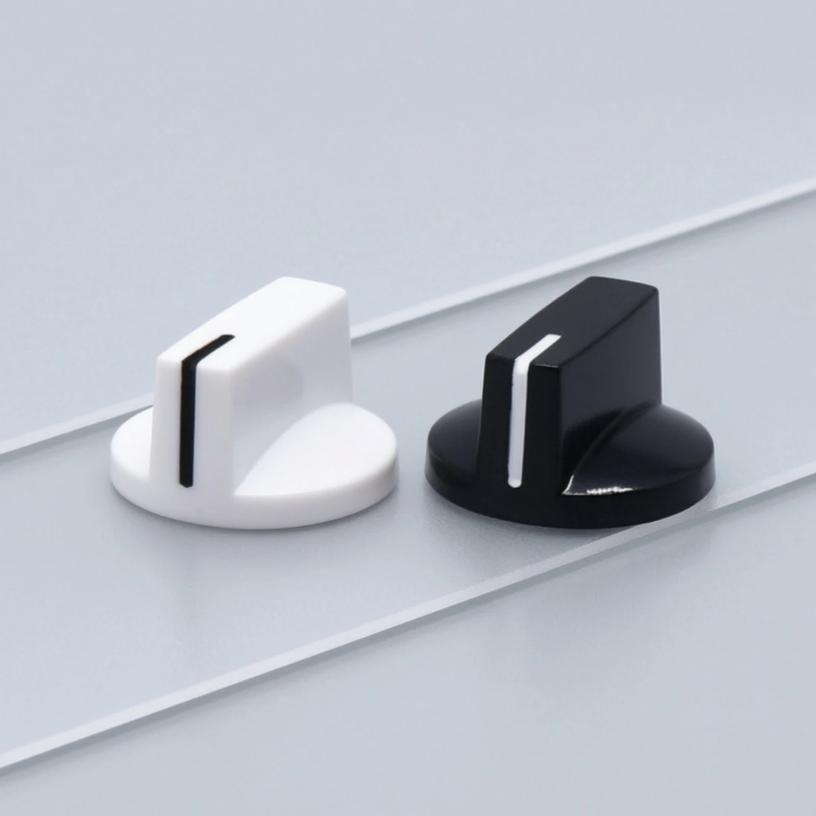 Potentiometer Knob with 6 Mm Shaft Hole Compact Rotary Knob Cap Hardware Plastic for Makers, Electronic Switches, Control Panels