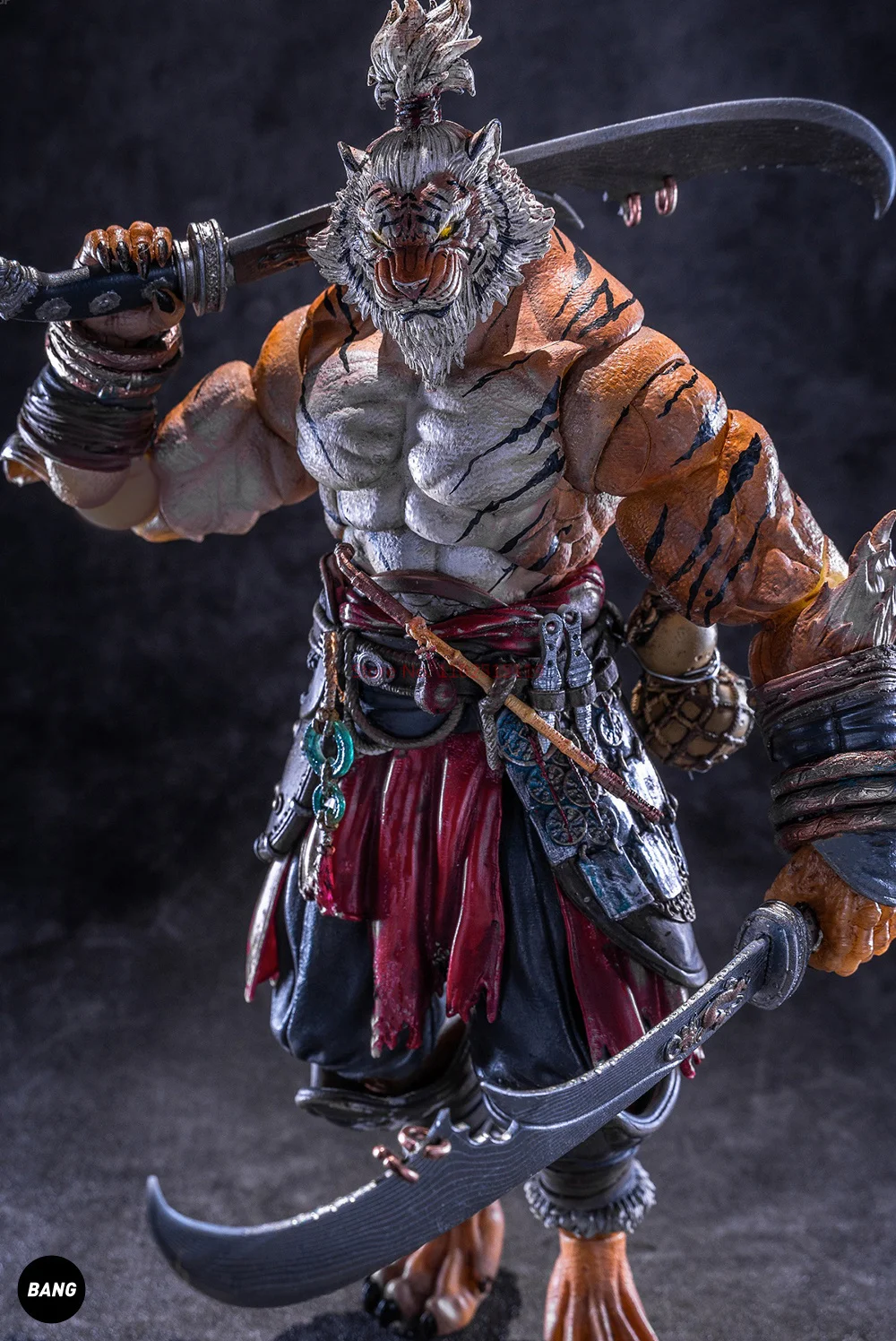 Original Genuine Figure Jiang Meng Furayplanet Series Mu-fp003 Wave 3 Hermit Tiger 22cm Pvc Action Anime Model In Stock