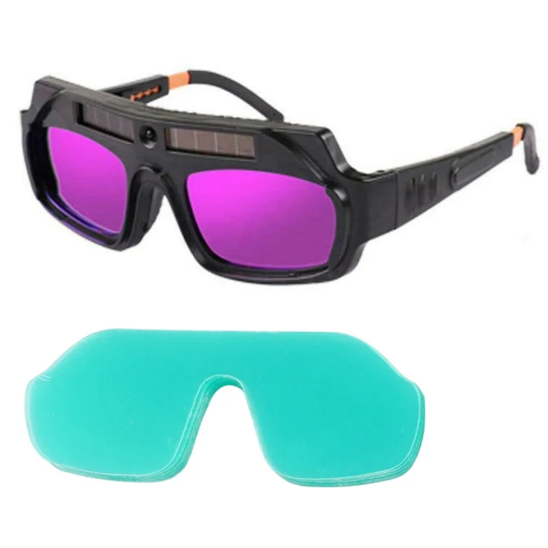 AS60-Auto Darkening Welding Gles Anti-Scratch Welder Glasses For Plasma Cut Wip Welding-Goggles Scratch Welding Glass