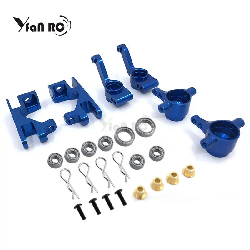 

Free Shipping For 1/10 Slash 4x4 Aluminum Left & Right Steering Blocks Part C-Hubs 6832X Axle Carriers Caster Blocks