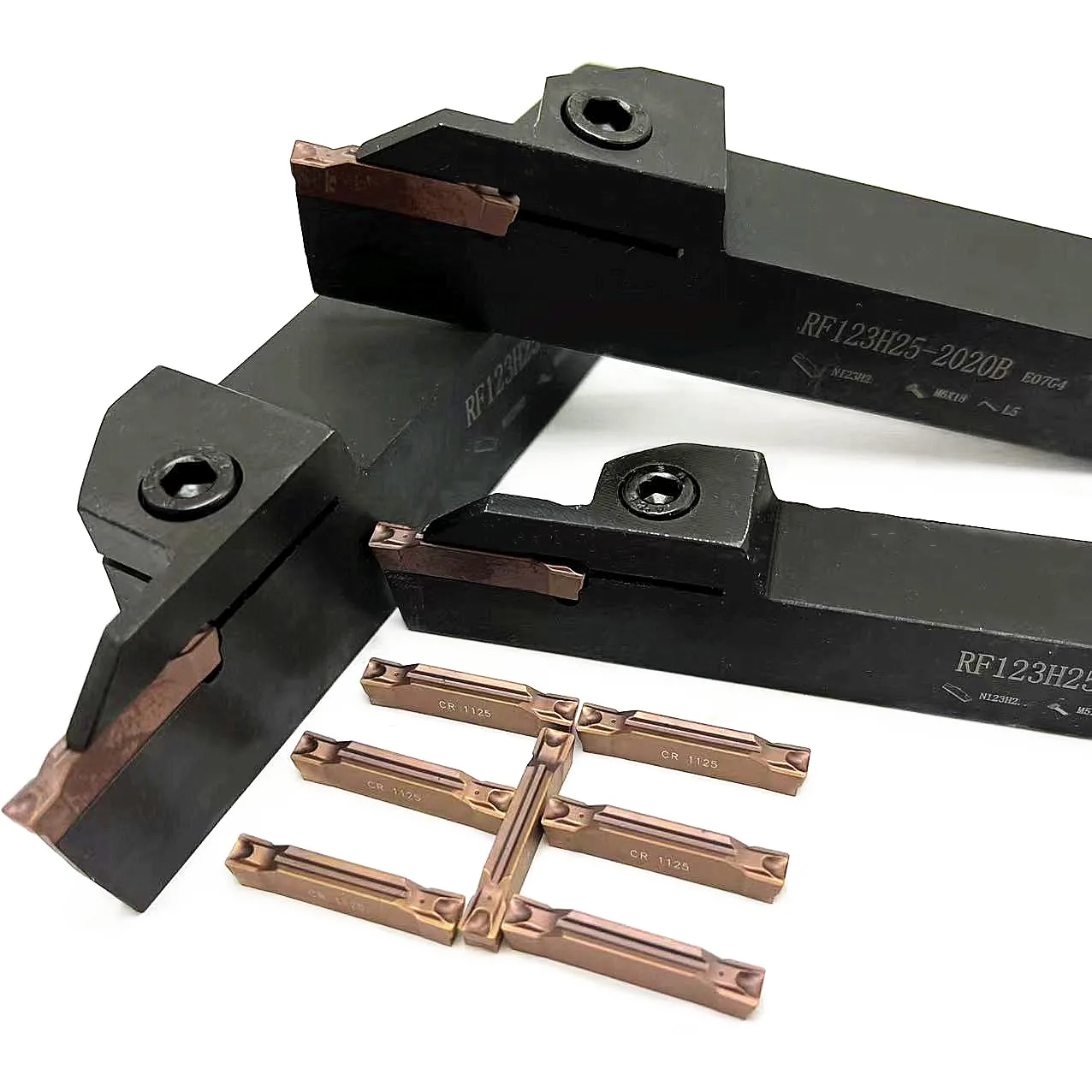 RF123H25-2020B RF123H25-1616B RF123H25-2525b ที่ยึดเครื่องมือ mesin bubut CNC RF123ร่องภายนอกเครื่องมือกลึงตัดร่องที่ยึดเครื่องมือ