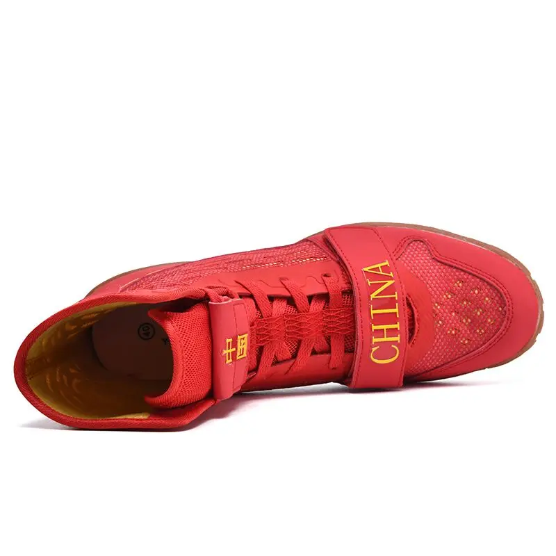 

2025 Pro Men's Women's Wrestling Boots Lightweight Wicking Design Boxing Sneakers Good Sealed Fitness Boots