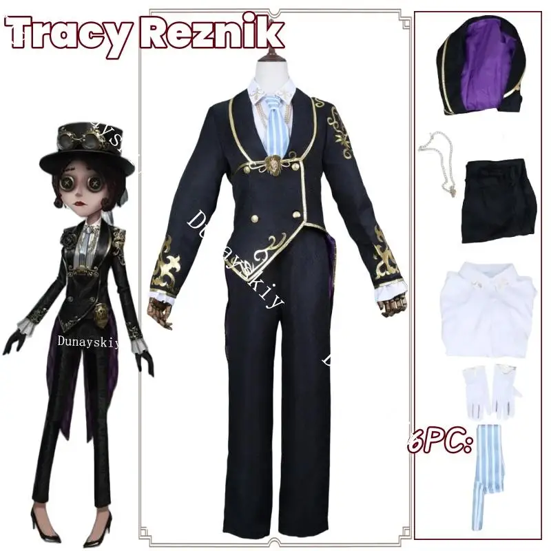 

Tracy Reznik Game Anime Identity V Cosplay Costume Clothes Uniform Cosplay Doctor Performance Dress Halloween Party Tracy Reznik