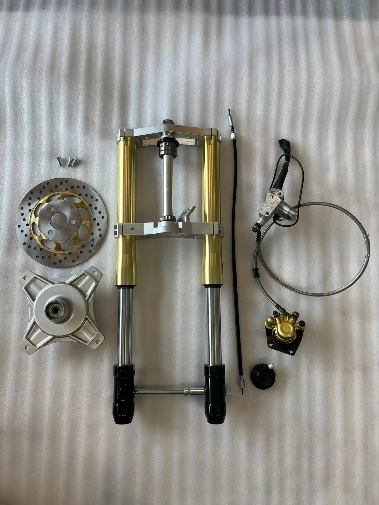 Silver CT70 Inverted  Fork Gold Color  Disc Brake  for Honda dax CT70