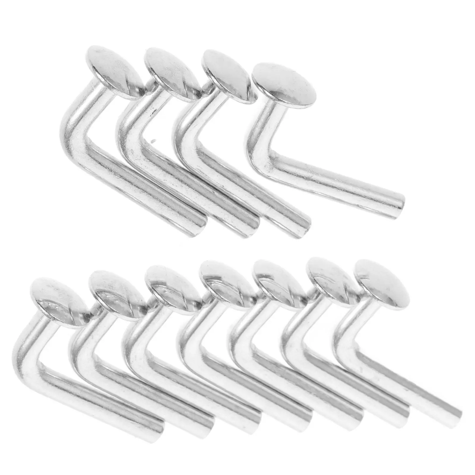 100Pcs L-Shaped Pallet Racking Drop Pin Bolt Heavy Duty Locking Pin for Industrial Shelving Pallet Rack Clips