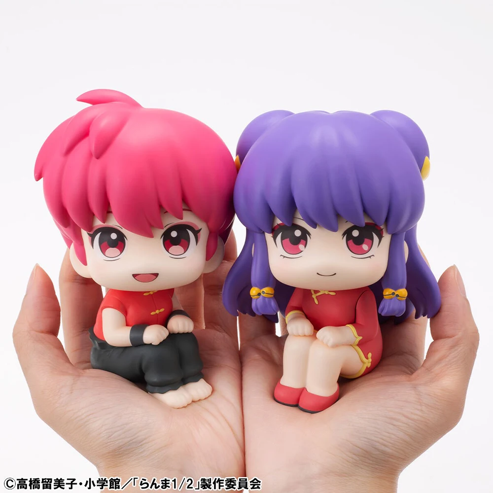 Original MegaHouse Look Up Ranma 1/2 champú 11CM MH versión Q figura de Anime PVC modelo juguetes coleccionables
