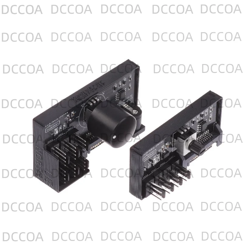 

4Pin 4-Way 6-Way PWM Fan HUB Control PWM Fan Speed Controller SATA DC Power On Fan Governor NAS Server Fan Speed Regulator