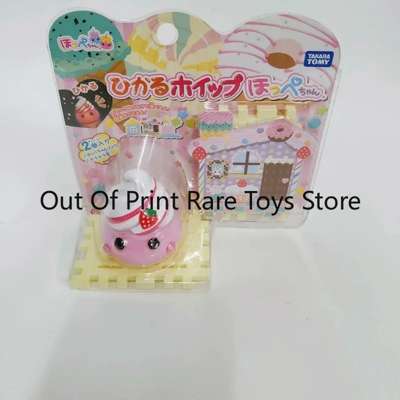 Original Takara Tomy Sunhoseki Hoppe-chan Water Drop Figure Collectible Model Toy Kawaii Character Figurine for Collection Gift