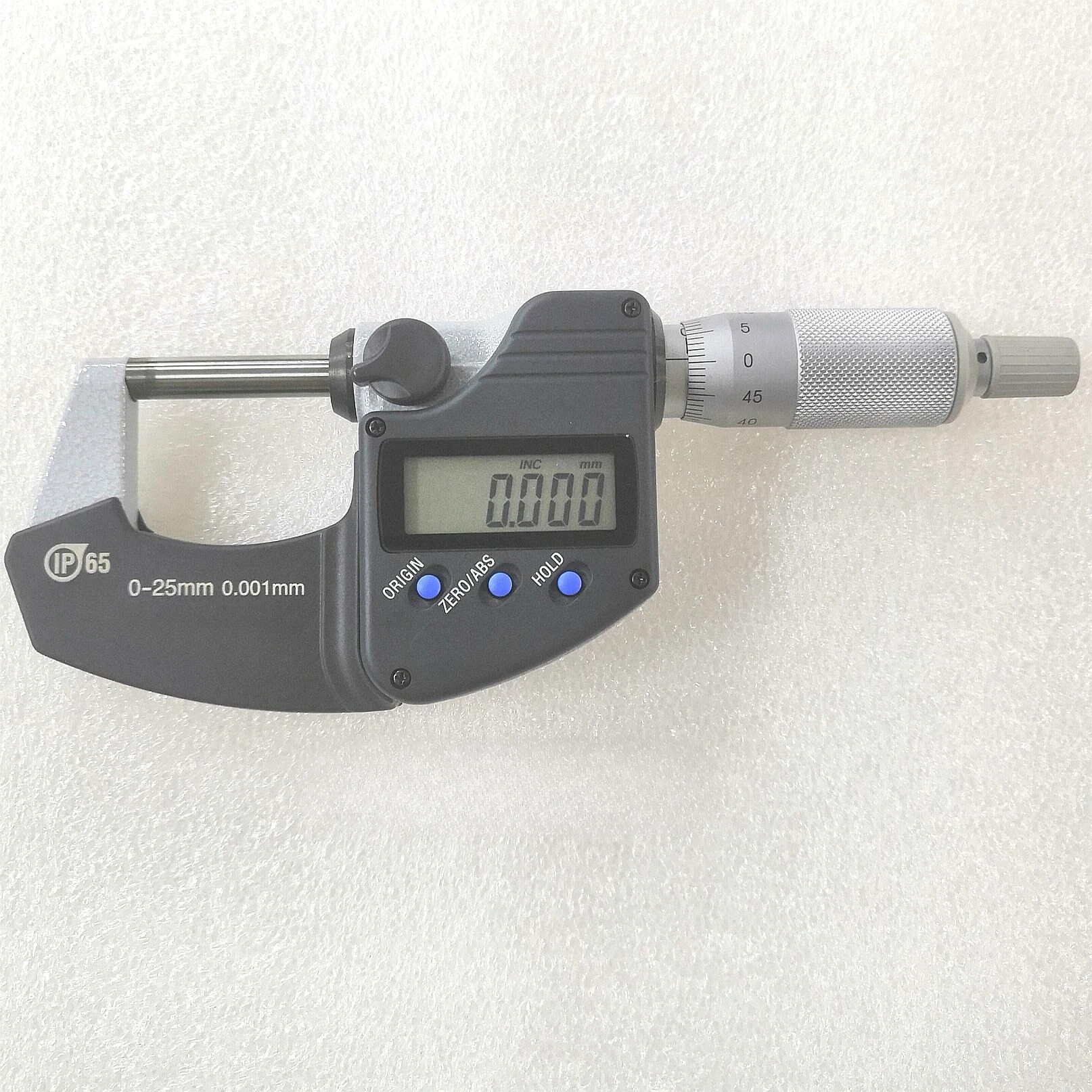 Electronic Digital Display Outer Diameter Micrometer 0-25mm High Precision 0.001 293-240