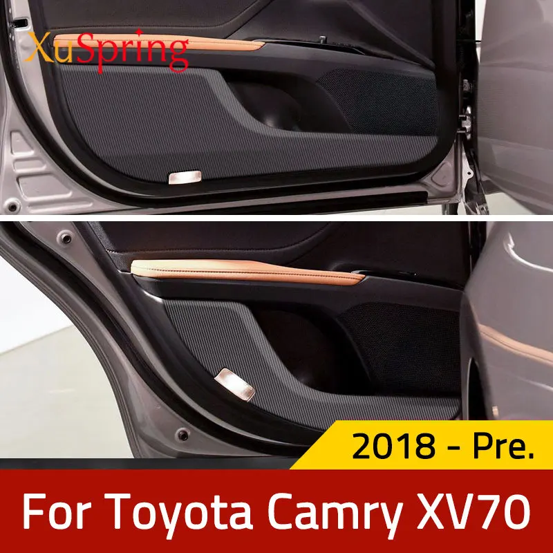 

Car Door Anti-kick Mat Body Side Cover Protective Water-proof Dust-proof Stickers Styling for Toyota Camry 2017-2023 XV70 8th