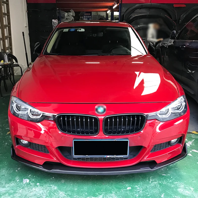 Car Front Bumper Splitter Lip Body Kit Spoiler Diffuser ABS For BMW 3 Series E90 E91 E92 E93 F30 F35 330i 320i 325i 2013-2018