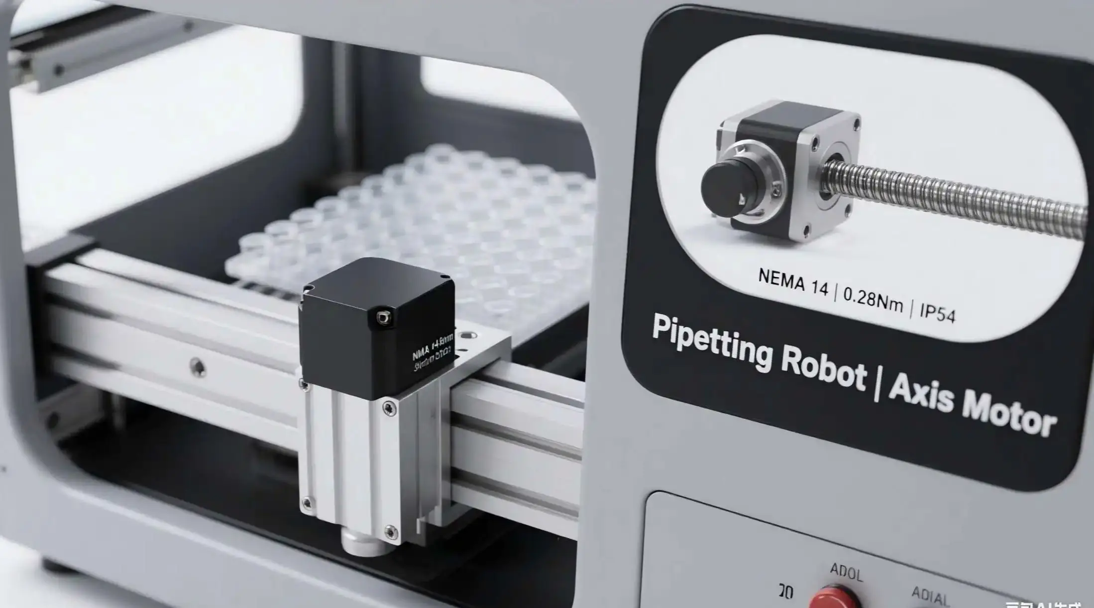 Nema17 Stepper Motor 17HD40005-100N 1.5A 0.42N.m 1.8 Degree Resolution for 3D Printer Monitor DIY CNC Engraving Machine