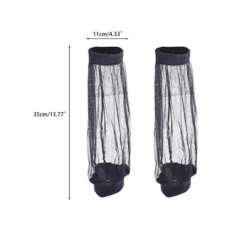 448D Mesh Anti-Mosquito Foot Sleeve Mesh Sports Survival Net Jungle Mosquito Sock Leg Protector Camping Equipment Foot Cover