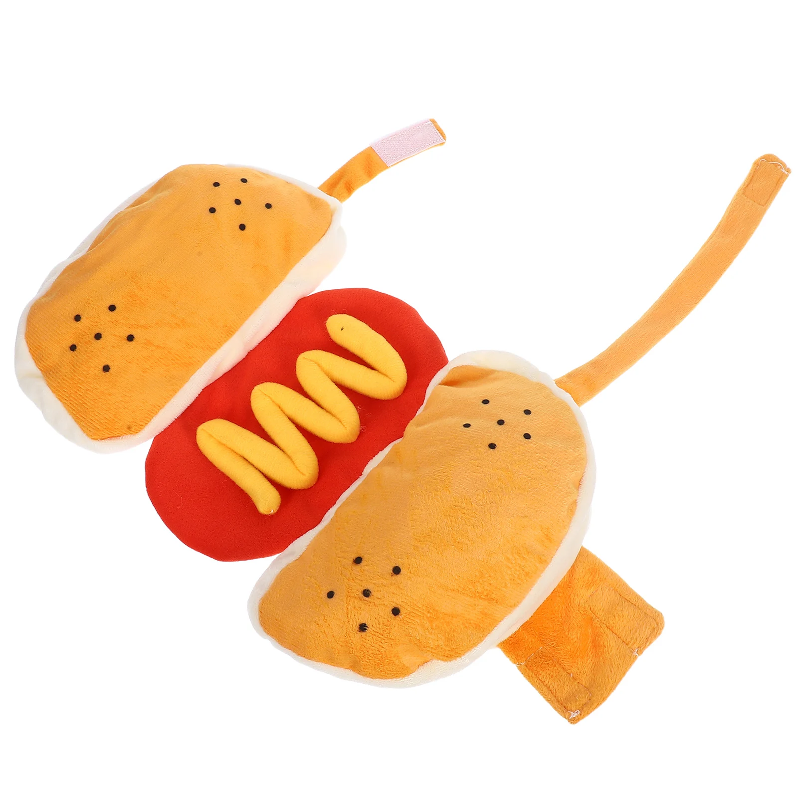 

Pet Warm Burger Suit For Dogs Coat Outdoor Walking Jogging Party Photo Puppy Costume Clothes Size S
