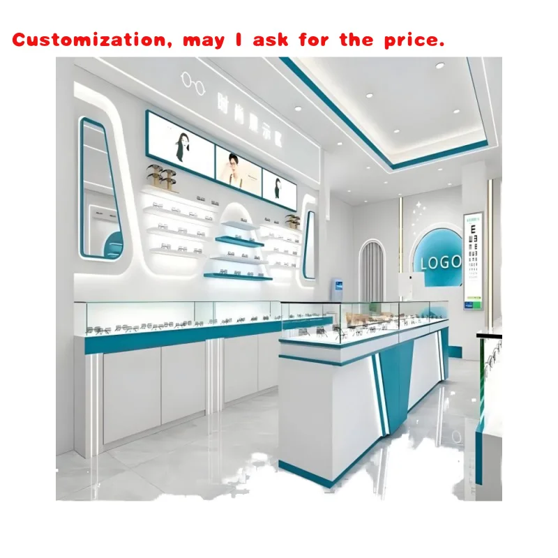 custom.XMY Custom Steel Glasses Display Shelf Optical Store Display Cabinet Eyewear Showcase-Glasses Interior Fittings Facto