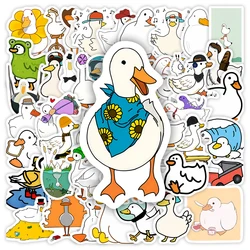 Cartoon Goose Stickers Cute DIY Kids Toys Gift Waterproof Decal for Laptop Phone Scrapbook Luggage Bottles Notebook Decorative