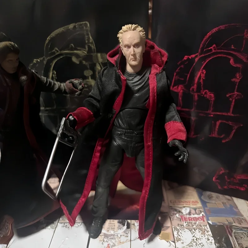 

In Stock Neca Original Saw Black Robe Red Robe Chainsaw Deluxe Edition Action Figure Model Desktop Collection Ornament Toys Gift