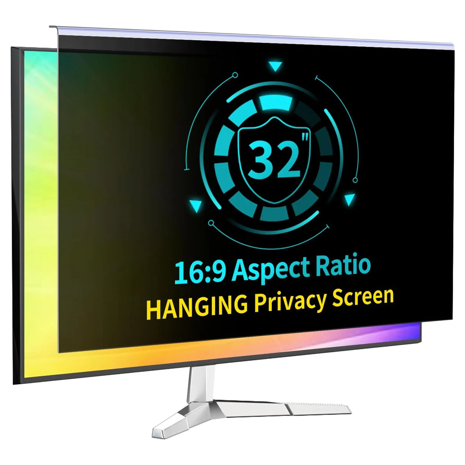 

Computer Screen Scratch Proof Hanging 32 Inch Computer Screen Filter 16:9 Aspect Ratio Easy Installation for Office Work