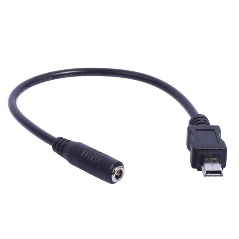 Mini-USB-Ladekabel, 3,5 35 mm Buchse auf Mini-USB-Stecker, Konverter-Anschlusskabel, 22 AWG, 20 Länge