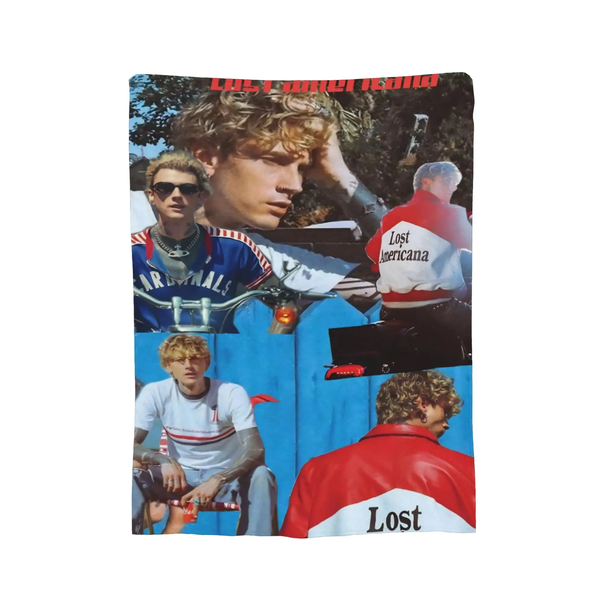 MGK Lost Americana Tour 2025-2026 Blanket Multiple Sizes Soft and Lightweight  Throw Blankets for Sofa Couch and Bed