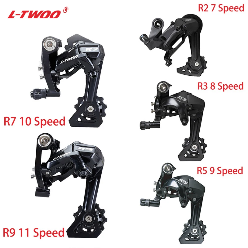 LTWOO RX/R9/R7/R5/R3/R2 Road Bicycle Rear Derailleurs 12/11/10/9/8/7 Speed Bike Derailleurs 8V 9V 10V 11V 12V Compatible Shimano