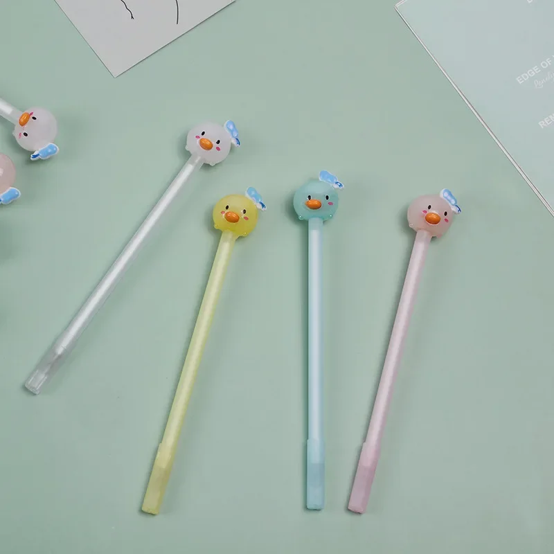 

30 шт., креативная простая мультяшная студенческая нейтральная ручка для девочек, милая ручка для моделирования, оптовая продажа