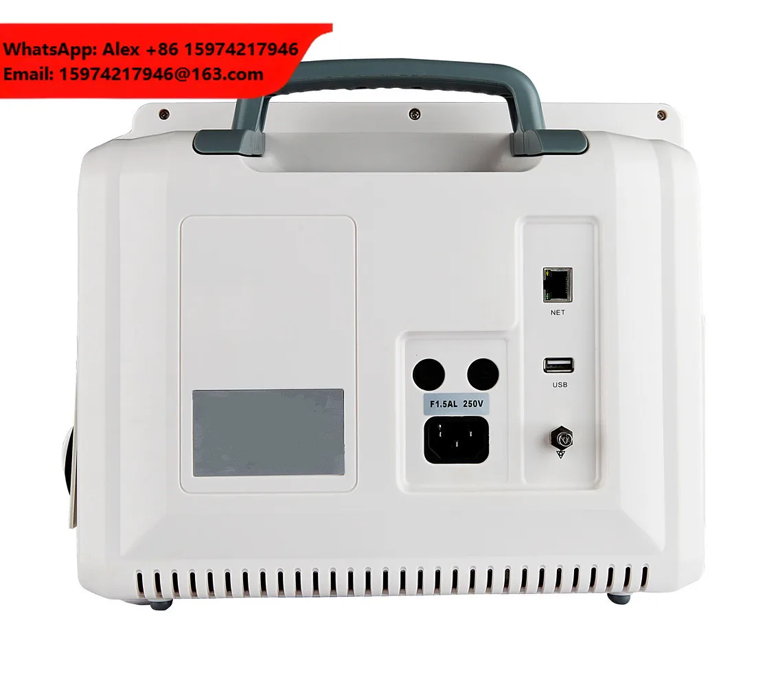 Medical Patient Animal Vital Sign Dog Pet Ecg Heart Rate Ultrasound Machine Portable Multiparameter Veterinary Patient Monitor