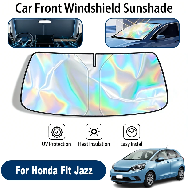 

Car Windshield Sun Shade UV Reflective Sun Visor Protection Cover For Honda Fit Jazz GD GE GK GR 2001-2026