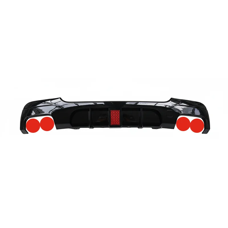Achterbumper diffuser splitter lip auto-onderdelen auto tuning bescherming accessoires voor BMW E92 E93 328i 335i 2007-2013 Coupé/Cabriolet