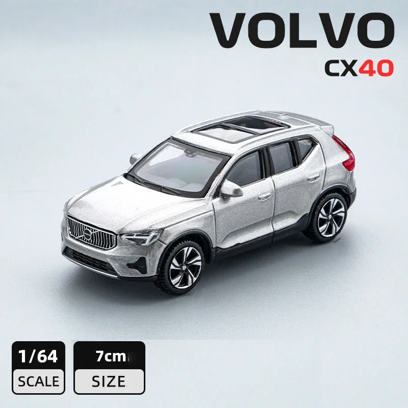 1:64 Volvo XC60 XC40 S90 C40 V90 Alloy Car Diecasts & Toy Vehicles Car Model Miniature Scale Model Car Toys For Childrens Gifts