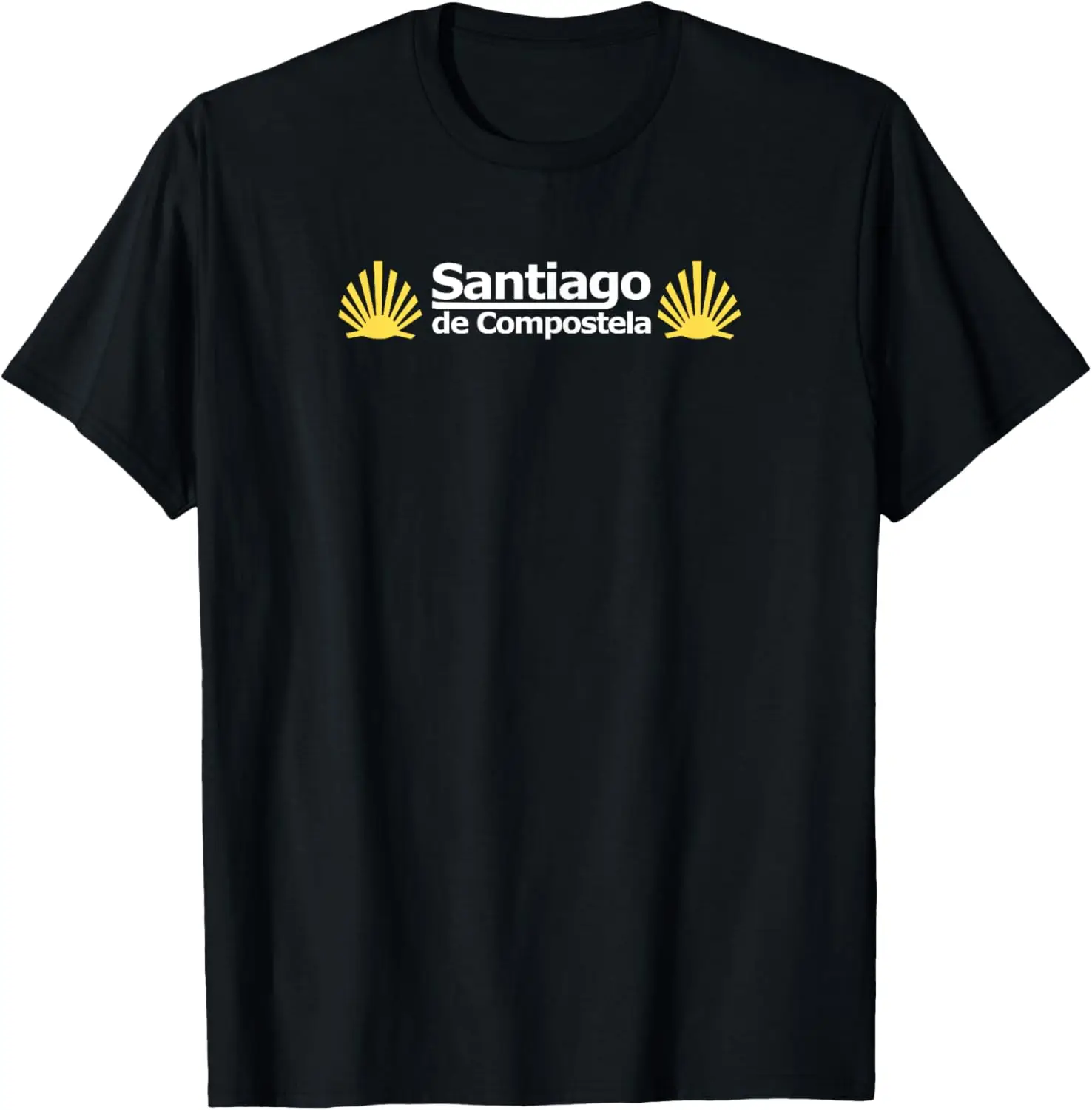 

Pilgrim Shell St. James Way Camino De Santiago T-Shirt Short Sleeve Casual 100% Cotton T Shirts