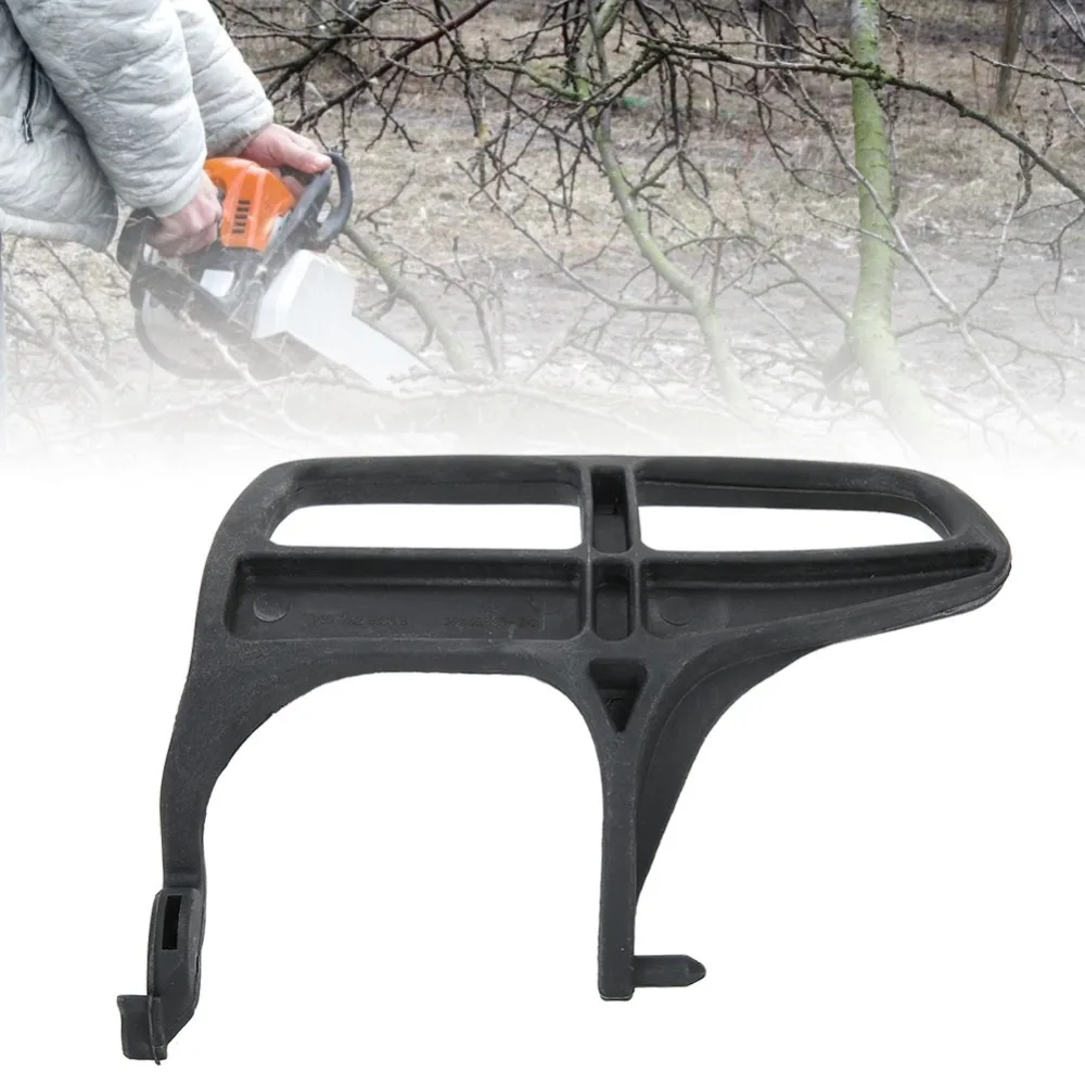Durable Black Chain Brake Handle Curved Lightweight Hand Guard ABS Easy Install Replacement Part for MS020T MS200 MS200T