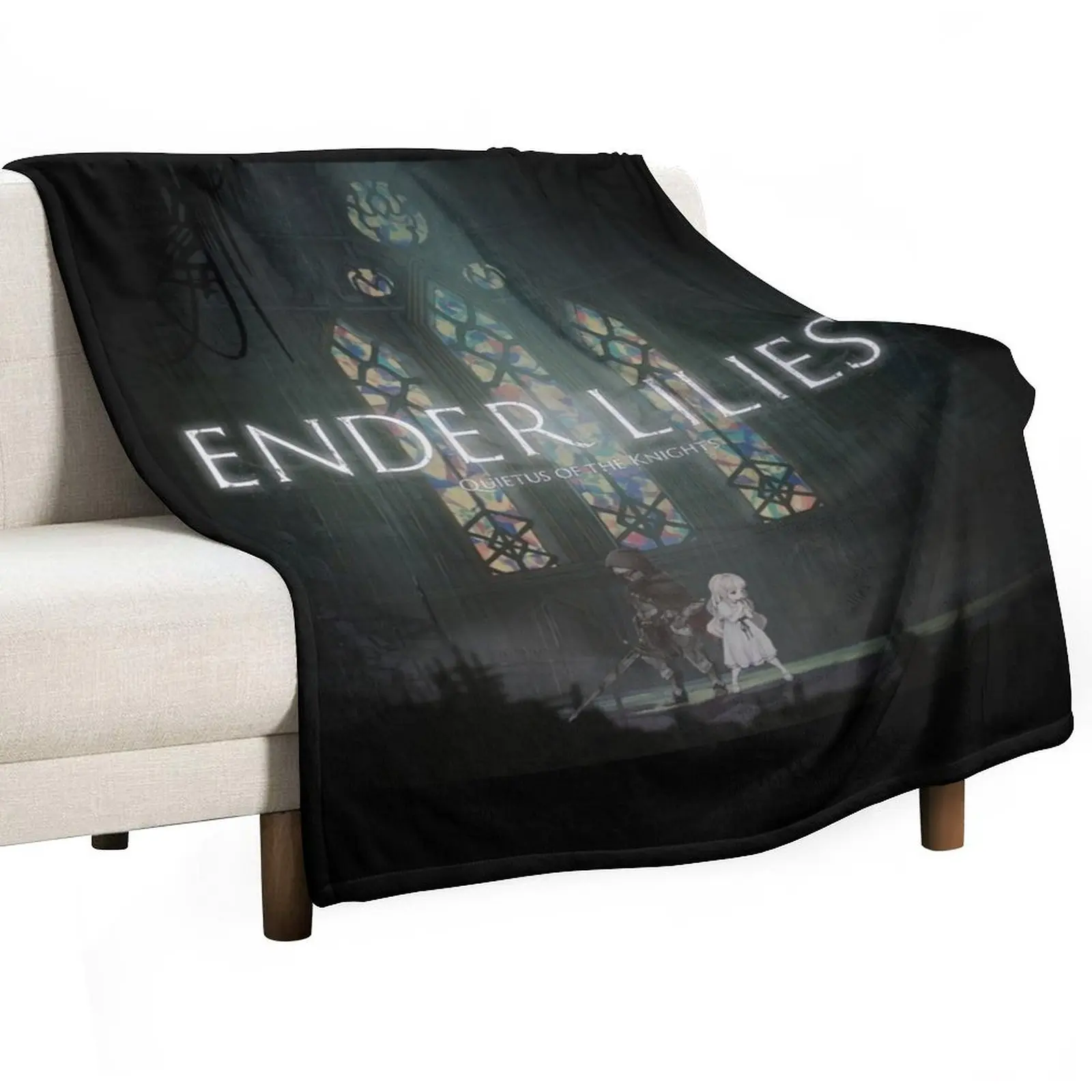 ENDER LILIES QUIETUS OF THE KNIGHTS Throw Blanket Blankets Sofas Of Decoration halloween Plaid on the sofa Blankets