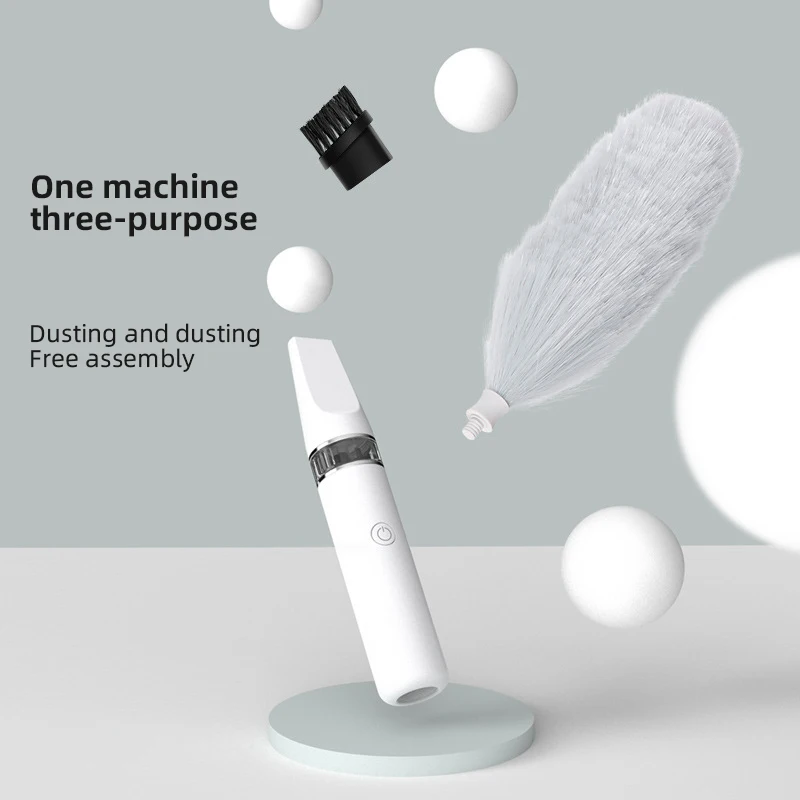 Xiaomi Youpin Household Electric Feather Duster Handheld Retractable Dust Brush Computer Car Dust Collector USB Charging New