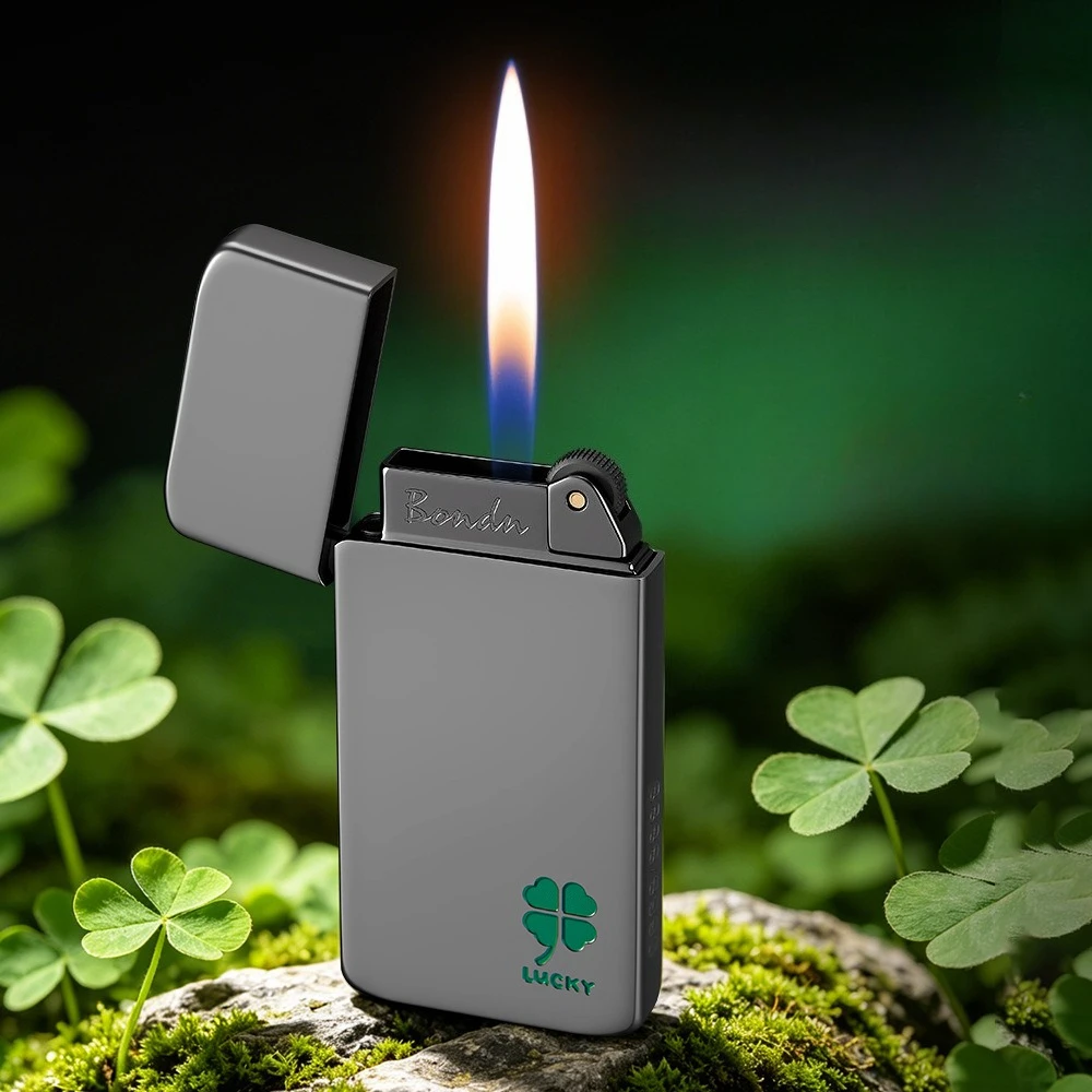 New Personalized Ultra-thin New Inflatable Lighter, Compact Mini Portable Cigarette Lighter As A Gift for Your Boyfriend