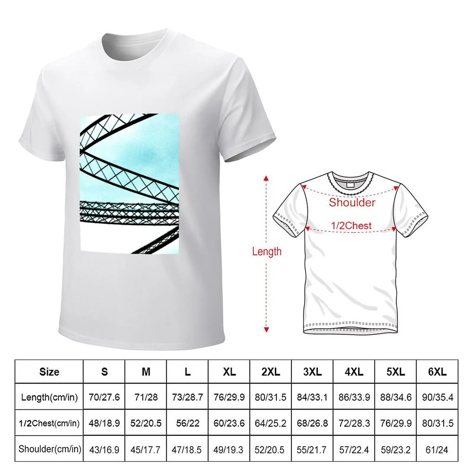 Crossing The Sky T-shirt Aesthetic clothing summer top Short sleeve tee kawaii clothes men clothings image 2