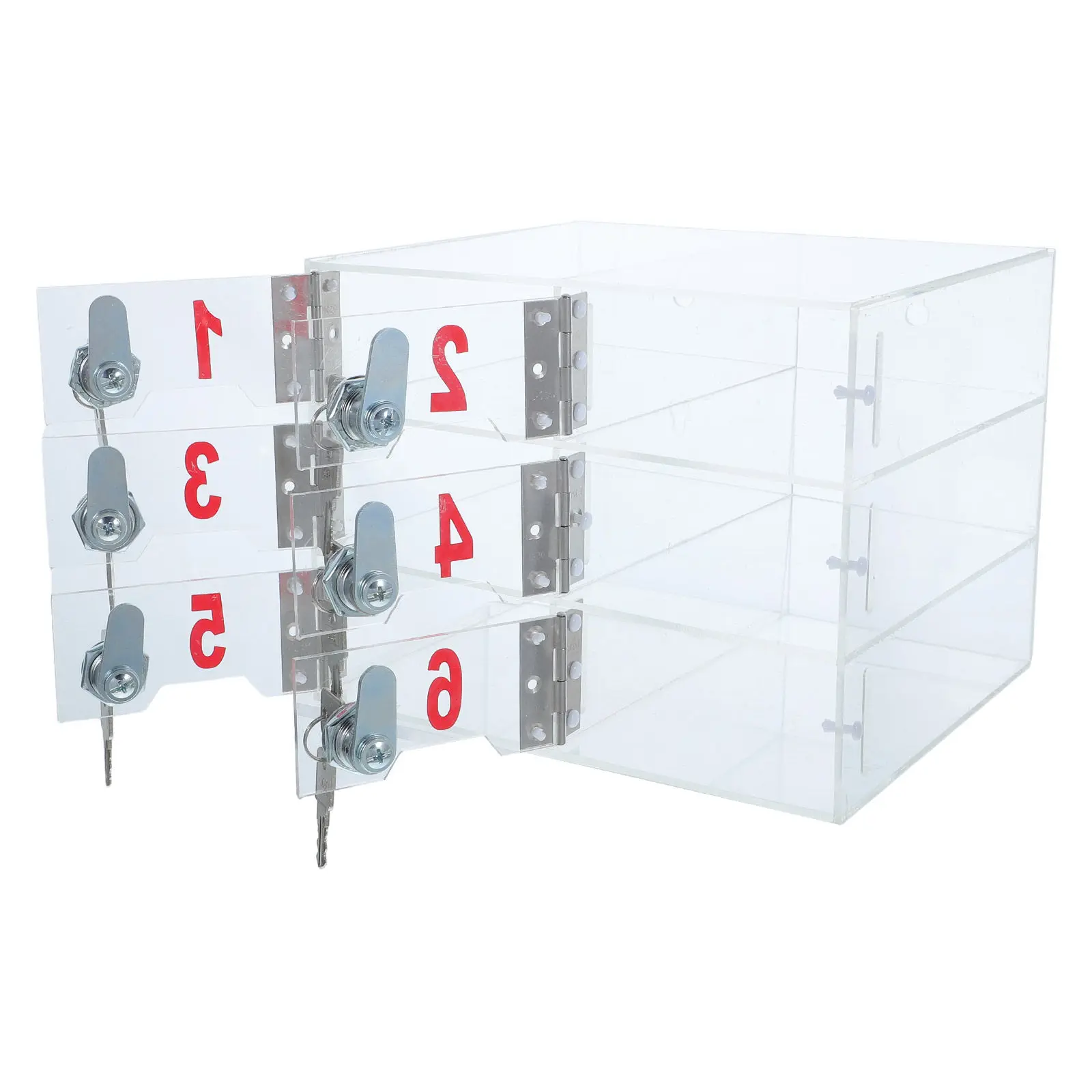 acrylic-cell-phone-storage-locker-for-school-phone-locker-office-clear-lockable-6-compartment-desktop-cabinet-numbered